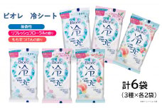 花王 ビオレ 冷シート 3種詰め合わせ　計6袋 SA1800