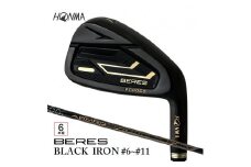 本間ゴルフ BERES 09 BLACK IRON #6~#11(6本組)　ゴルフクラブ アイアン セット SHG0059