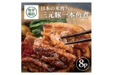 【平田牧場】 三元豚 一本角煮 180g×8パック SE0338