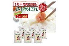 3月中旬発送開始／【6回定期便】令和6年産［精米］ひとめぼれ　5kg×6回(計30kg) JS SG0068