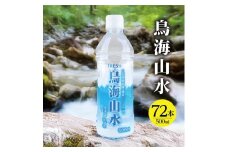 フレッシュ 鳥海山水　500ml　ペットボトル　72本 SE0401