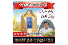 令和7年産【精米】コシヒカリ 5kg〔やまがた有機農業の匠〕 HA SB0779