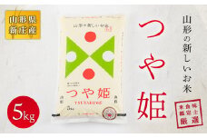 米食味鑑定士厳選 新庄産米「つや姫」（精米）5kg 米 お米 おこめ 山形県 新庄市 F3S-2212