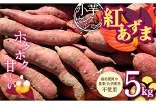 栽培期間中、農薬・化学肥料不使用 ホクホク甘～い『小芋セレクション紅あずま』5kg さつまいも サツマイモ 山形県 新庄市 F3S-1939