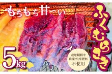 栽培期間中、農薬・化学肥料不使用 もちもち甘～い『ふくむらさき』サイズ 大～小混合 5kg さつまいも サツマイモ 山形県 新庄市 F3S-1941