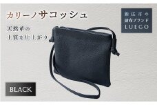 Carino カリーノ サコッシュ/ブラック 入学祝い 卒業祝い 就職祝い 退職祝い 贈り物 贈答 ギフト 人気 誕生日 プレゼント 母の日 父の日 山形県 新庄市 F3S-1460