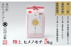 金賞受賞農家の【特上 ヒメノモチ】5kg 米 精米 F3S-2019