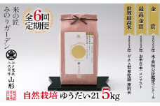定期便 5kg×6回 お米日本一コンテスト 金賞受賞米・自然栽培 ゆうだい21 F3S-2034