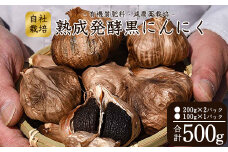 こだわり農家の「発酵熟成 黒にんにく」500g 山形県産　013-G-JF011
