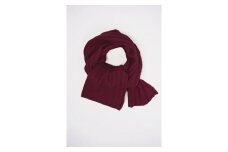 “ふわとろ やわらか” カシミア ニットマフラー  【ワインレッド】カシミヤ　052-H-SS020-ワインレッド