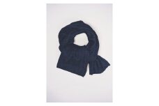 “ふわとろ やわらか” カシミア ニットマフラー  【ダークブルー】カシミヤ　052-H-SS020-ダークブルー
