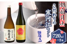 銀嶺月山《純米大吟醸と梅酒》こだわりの寒河江セット（720ml×2本）【山形県産酒造好適米「出羽燦々」、貴重な山形県産ブランド梅「谷沢梅」を使用】　018-E-GS018