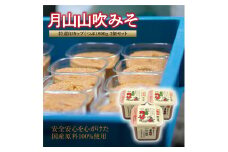 【現代の名工】月山山吹みそ 特選印カップ（つぶ）800g×3個セット　011-G-MT006