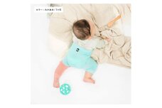 《わたあめ》 GEA baby! コットン ベビー レギンス（サスペンダー付）【縫い目がない 無縫製編み】　020-H-SS032-わたあめ
