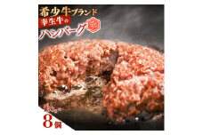 【45営業日以内配送】幸せを運ぶ牛《幸生牛》希少牛 ハンバーグ 150g×8個　015-D-YL042