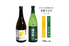 全米日本酒歓評会 金賞受賞酒セット （各720ml） 「澤正宗 純米大吟醸 雪女神48」と「純米吟醸 出羽の里」／ 日本酒 お取り寄せ ご当地 特産 土産 地酒 晩酌 飲み比べ 限定 東北 山形 古澤酒造　0160-E-FR024