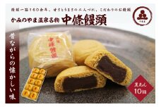 中條饅頭　黒あん１０個　0133-2302