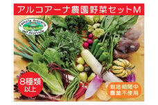 【２０２５年７月～発送】アルコアーナ農園野菜セット（栽培期間中農薬不使用）Ｍサイズ　0148-2507