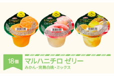 マルハニチロ カップゼリー フルティシエ ちょっと贅沢シリーズ おすすめAセット 6個入×3箱 ku-czs1x18