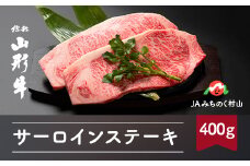 特選山形牛 サーロイン ステーキ 200g×2 牛肉 黒毛和牛 ja-gnslx400
