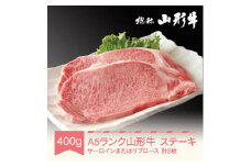 山形牛 肉 ステーキ A5ランク 2枚 計400g 和牛 国産 山形セレクション認定 an-gnstn400