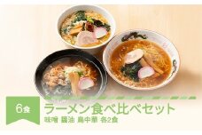 ご当地 ラーメン 生麺 具材 拉麺 味噌 醤油 鳥中華 簡単 食べ比べ セット 6食 冷凍 レンジ スープ 中華そば nh-rmt3x6