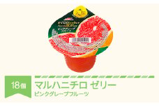 マルハニチロ カップゼリー フルティシエ ちょっと贅沢シリーズ ピンクグレープフルーツ 6個入×3箱 ku-czpgx18