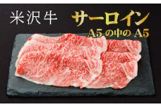 「厳選A5ランク」米沢牛サーロインすき焼きしゃぶしゃぶ用470g_B017