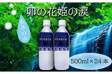 長井市産ミネラルウォーター「卯の花姫の涙」(500ml×24本)_E112