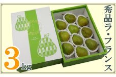 【2025年11月～12月発送】「秀品」ラフランス3kg_H123(R7)