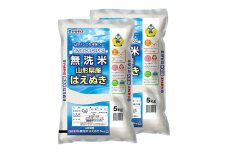 【令和6年産米】JAおきたま「無洗米はえぬき」10kg_A173(R6)