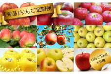 【2025年9月～12月発送】【定期便9回】「秀品」りんご2kg×9種_H219(R7)