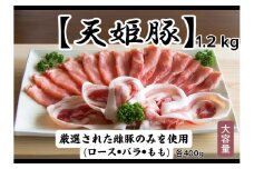 07-27-005　"天姫豚"しゃぶしゃぶセット1.2kg