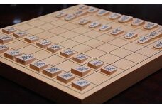 07-22-011　将棋駒と将棋盤のセット(上彫・1寸盤)