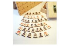 07-22-004　将棋駒と将棋盤のセット（押彫・折り盤）