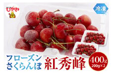フローズンさくらんぼ「紅秀峰」200g入×2P 有限会社佐藤錦提供 山形県 東根市 hi004-hi029-031