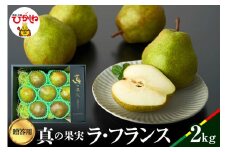 【2025年産 先行予約】真の果実 贈答用 ラフランス2kg 山形県 東根市 hi004-hi062-041-1