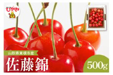 2025年産 さくらんぼ「佐藤錦」秀品 500gバラ詰め Lサイズ以上 山形県 東根市 hi037-009-1