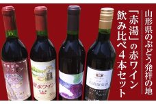 日本ワインの原点「赤湯赤ワイン」飲み比べセット 各720ml 山形県 南陽市 [309]