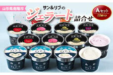 サン＆リブのジェラート詰合せAセット 12個 『山形食品(株)』 山形県 南陽市 [1025]