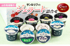 サン＆リブのジェラート詰合せCセット 8個 『山形食品(株)』 山形県 南陽市 [1027]