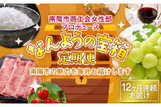 《定期便12回》 南陽市商工会女性部プロデュース 【なんようの宝箱 定期便】 1年間 山形県 南陽市 [1521-R6]