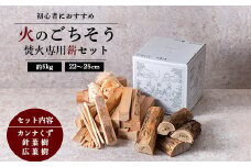 《火のごちそう FIREWOOD MIX》 薪 小サイズ 約5kg 『(有)遠藤製函』 たき火 ひとりキャンプ 山形県 南陽市 [1784]