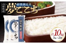 山形県産 特別栽培米 夢ごこち 5kg×2袋 『(株)黒澤ファーム』 山形県 南陽市 [1868]