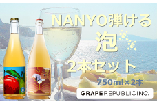 NANYO弾ける泡セット 750ml × 2本 『(株)グレープリパブリック』 シードル 微発砲ワイン 山形県 南陽市 [2163]