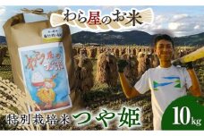 【わら屋のお米】 特別栽培米 つや姫 10kg 『おがわ藁農園』 米 白米 精米 ご飯 農家直送 山形県 南陽市 [2168]