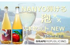  NEW NANYO弾ける泡セット 750ml × 2本 『(株)グレープリパブリック』 シードル 微発砲ワイン 山形県 南陽市 [2337]