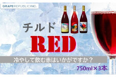 グレリパ チルドレッド 3本セット 750ml × 3本 『(株)グレープリパブリック』 赤ワイン 山形県 南陽市 [2338]