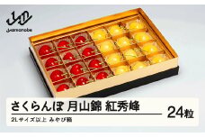 《先行予約》2025年 山形県産 月山錦・紅秀峰 みやび箱詰 やまのべ多田耕太郎のさくらんぼ サクランボ F20A-045