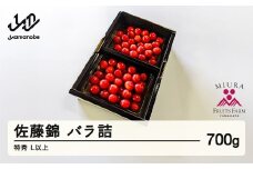 《先行予約》2026年 山形県産 令和8年産  さくらんぼ 佐藤錦 バラ詰 700g 特秀 L以上 F20A-919